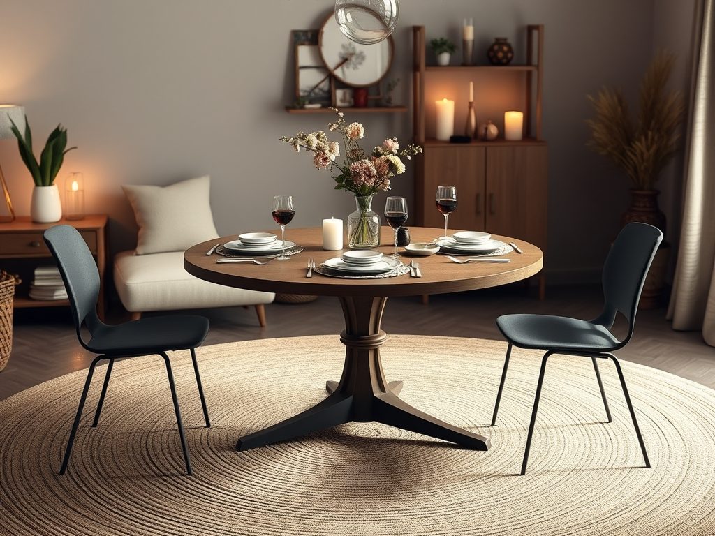 Dywan pod stół okrągły czy prostokątny – jak wybrać kształt dla komfortu i stylu wnętrza