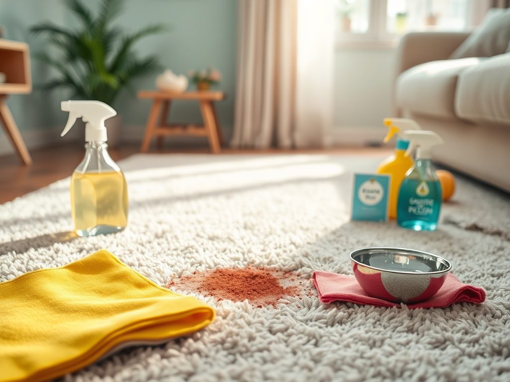 Jak skutecznie usuwać plamy z dywanu: domowe sposoby, błędy i praktyczne rady