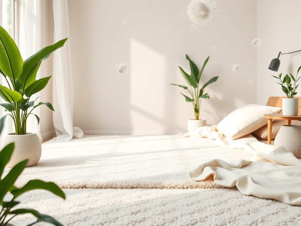 Dywan do sypialni a alergie: jak wybrać i dbać, by ograniczyć ryzyko uczuleń