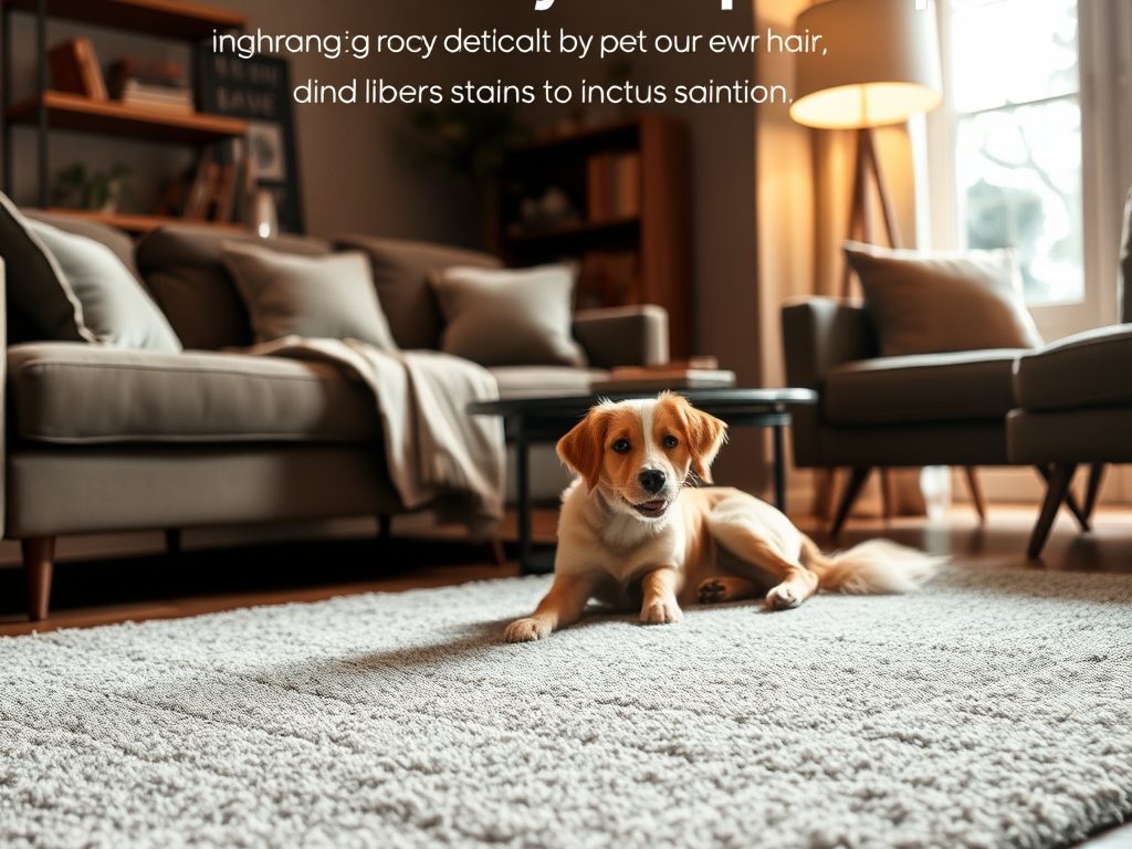 Dywan do domu z psem: jak wybrać praktyczny i trwały model odporny na sierść i zabrudzenia