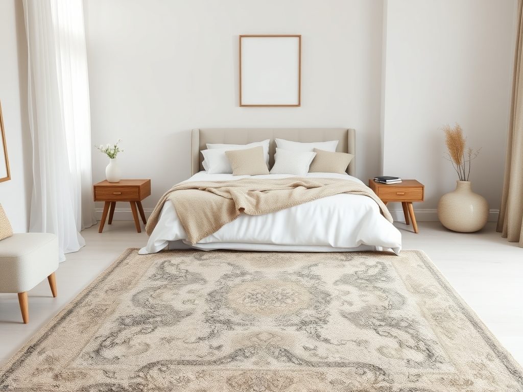 Dywan do sypialni: jak dobrać rozmiar dla komfortu i harmonii wnętrza