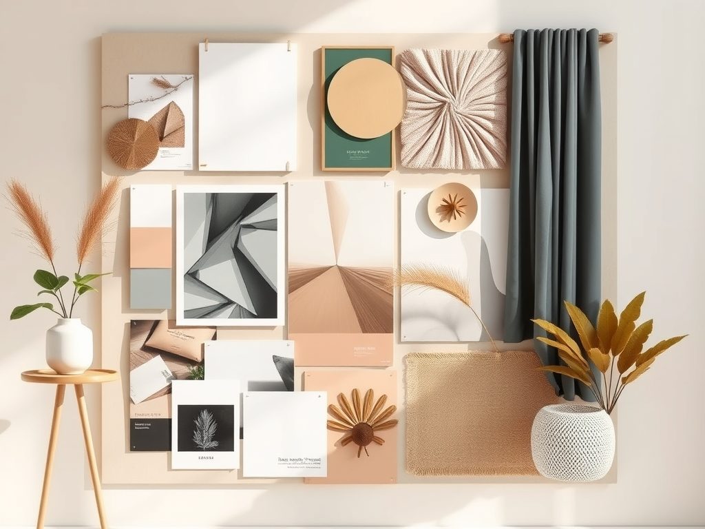 Moodboard wnętrza: jak stworzyć spójną tablicę inspiracji i uniknąć typowych błędów