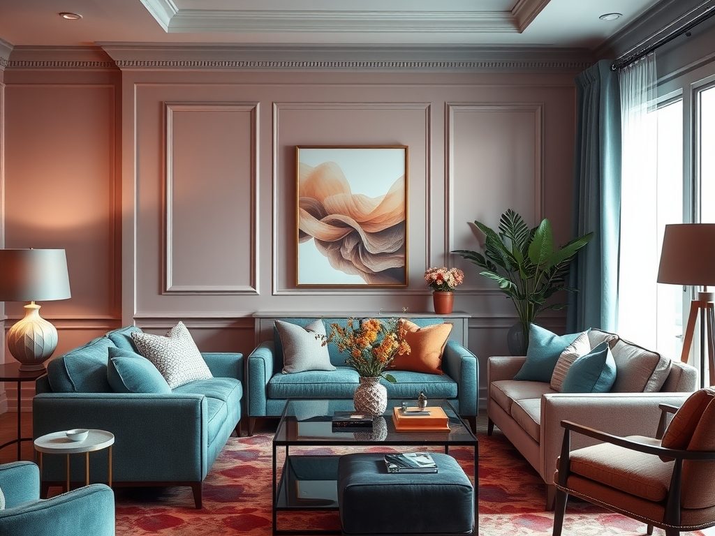 Kolor roku we wnętrzach: jak wybrać i łączyć odcienie dla harmonii i stylu przestrzeni