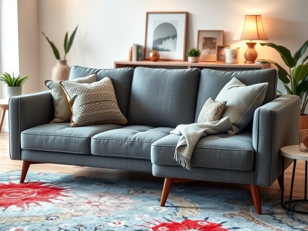 Kolor dywanu do szarej kanapy: jak stworzyć harmonijną i stylową aranżację wnętrza