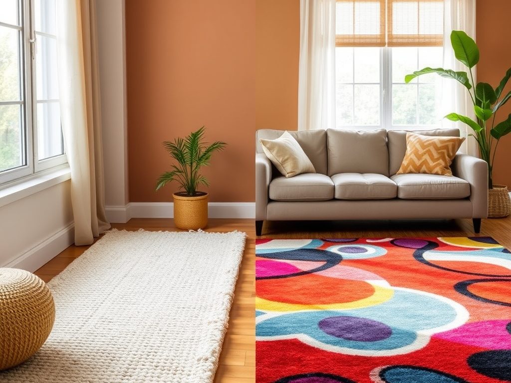 Dywan bawełniany czy syntetyczny: jak wybrać materiał pod kątem trwałości, komfortu i alergii